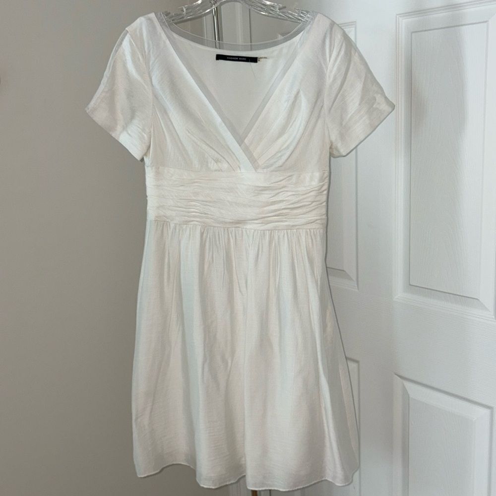 NWOT Andrew Marc Women’s White Midi Dress Size 4